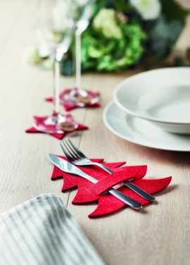 Logotrade promotional gift picture of: RPET felt cutlery holder set