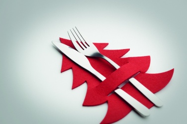 Logo trade promotional items picture of: RPET felt cutlery holder set