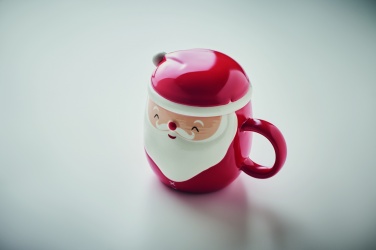Logo trade promotional gifts picture of: Ceramic mug with lid 370 ml