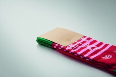 Logotrade corporate gift picture of: Pair of Christmas socks M