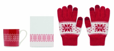 Logotrade corporate gift image of: Winter gift mug and gloves set