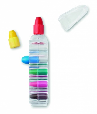 Logotrade promotional gift picture of: Set of 6 wax crayons