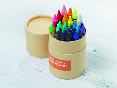 Logo trade promotional merchandise photo of: 30 wax crayons