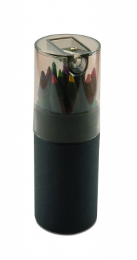 Logotrade advertising product image of: Black colouring pencils