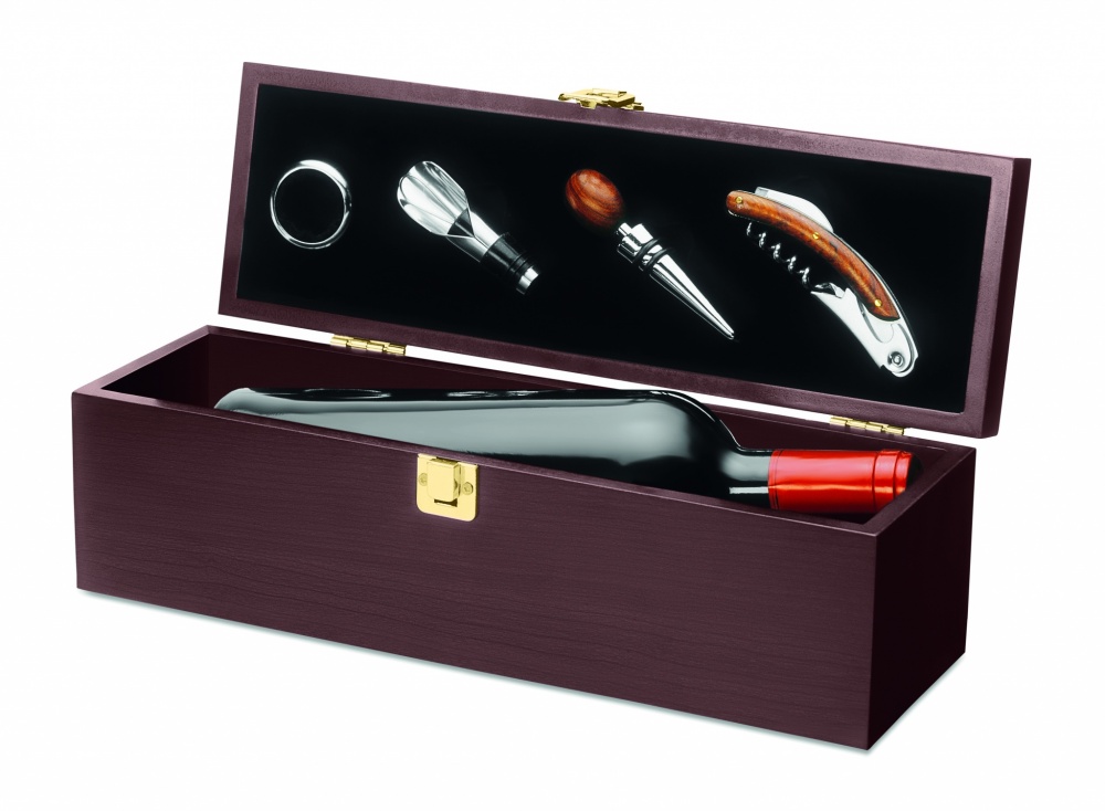 Logotrade business gifts photo of: Wine set in wine box