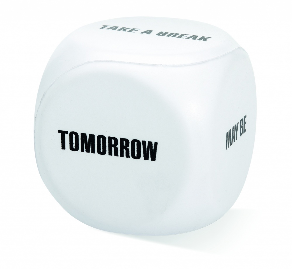 Logotrade corporate gift picture of: Anti-stress decision dice