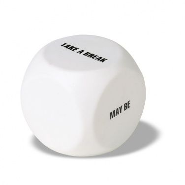 Logo trade promotional merchandise picture of: Anti-stress decision dice