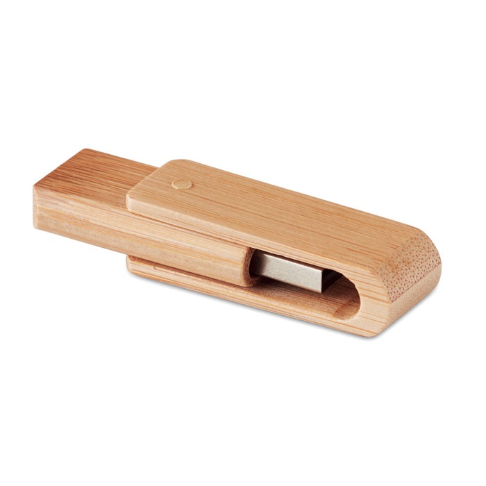 Logo trade promotional products image of: Bamboo USB    16GB
