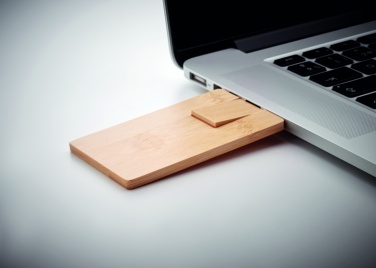 Logotrade corporate gift image of: 16GB bamboo casing USB