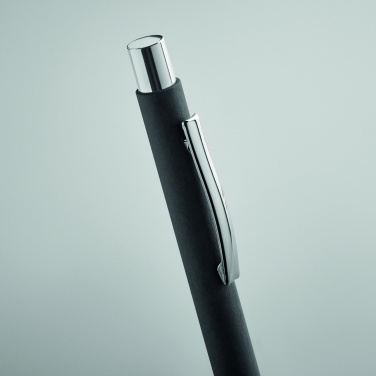 Logo trade advertising products picture of: Recycled paper push ball pen