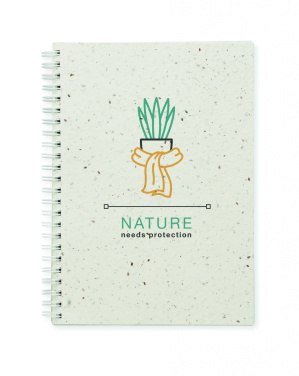 Logotrade promotional gifts photo of: A5 seed paper cover notebook