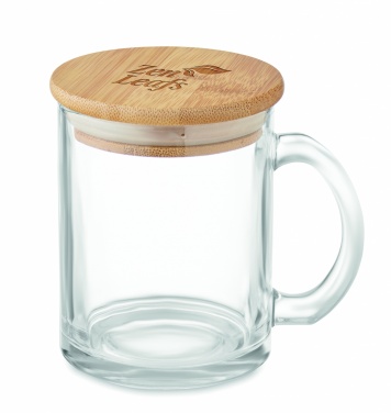 Logo trade promotional merchandise picture of: Recycled glass mug 300 ml