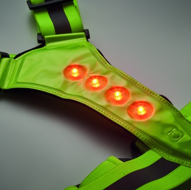 Logo trade corporate gifts image of: Reflective body belt with LED