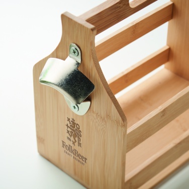 Logotrade promotional items photo of: 6 beer crate in bamboo