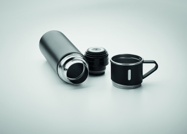 Logo trade corporate gifts image of: Double wall bottle and cup set