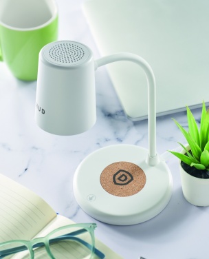 Logo trade promotional items picture of: Wireless charger, lamp speaker