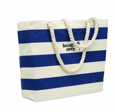 Logo trade promotional giveaways picture of: Cotton beach bag 220 gr/m²