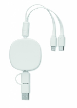 Logotrade corporate gift picture of: Retractable charging USB cable