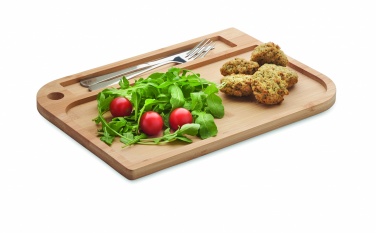 Logo trade promotional products image of: Meal plate in bamboo