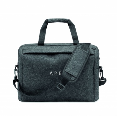 Logotrade promotional gift picture of: 15 inch RPET felt laptop bag