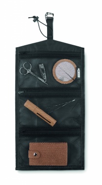Logo trade promotional giveaway photo of: 210RPET travel cable organizer