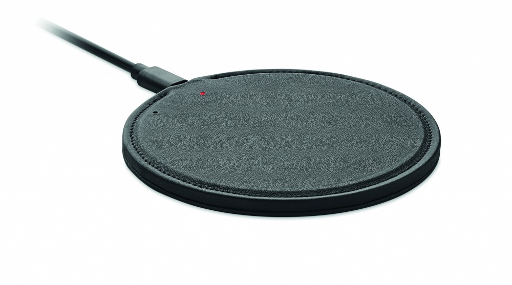 Logo trade promotional merchandise picture of: Recycled 15W Wireless charger