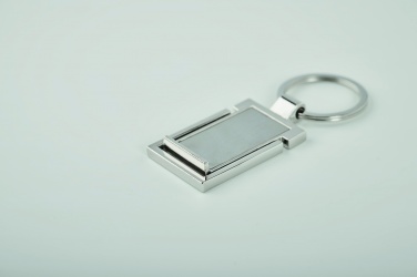 Logotrade promotional giveaway image of: Metal key ring phone stand Seinajoki