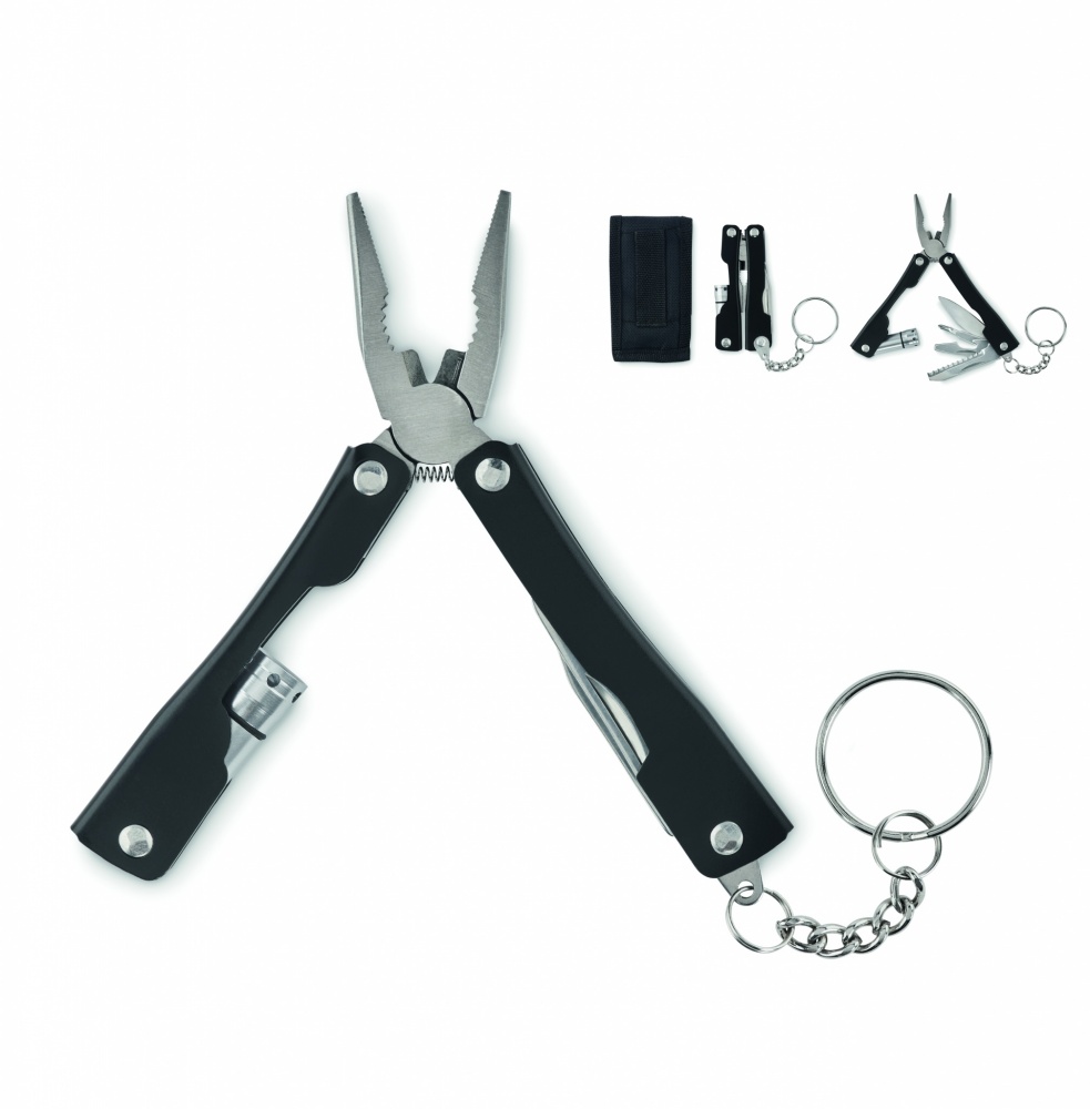 Logo trade promotional items image of: Foldable multi-tool knife