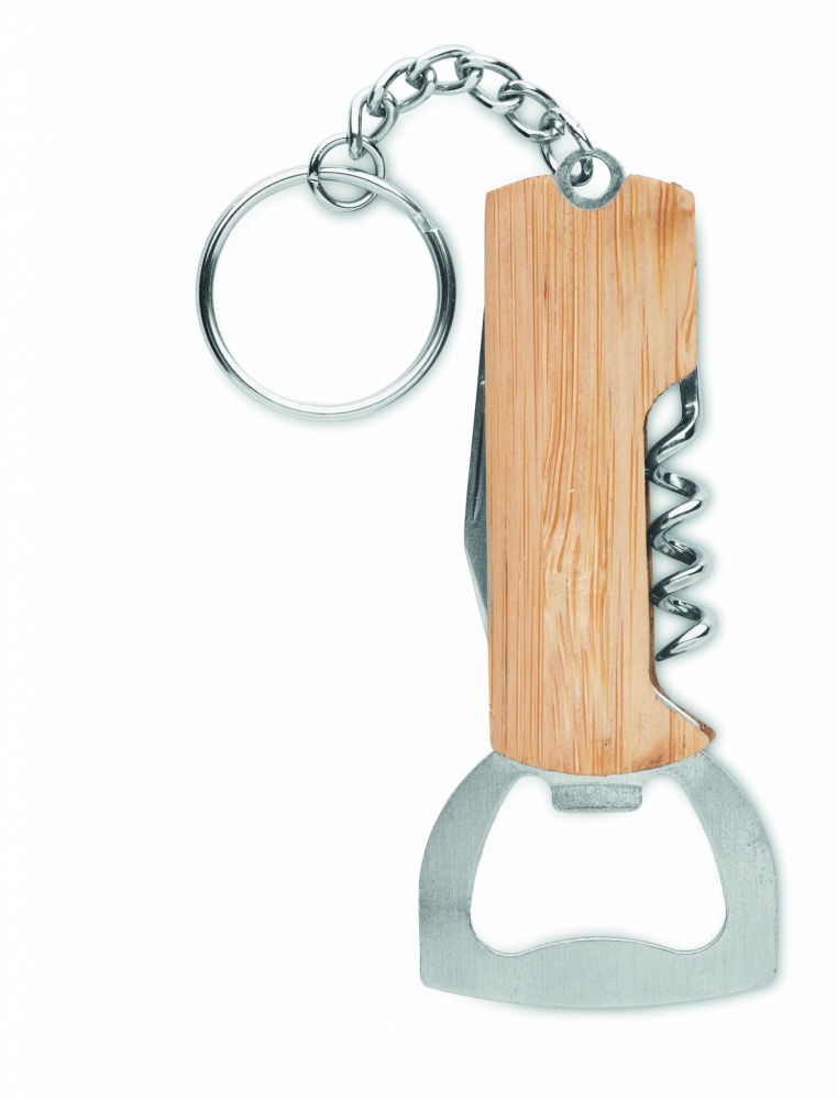 Logo trade promotional gifts picture of: 3 in 1 bamboo pocket tool