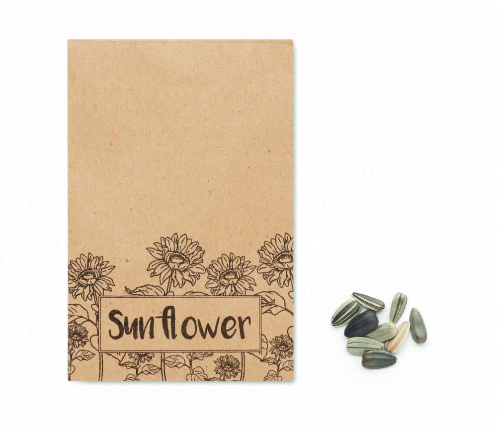 Logo trade corporate gifts picture of: Sunflower seeds in envelope