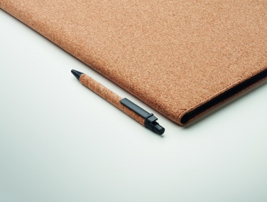 Logo trade advertising products picture of: A4 cork conference folder