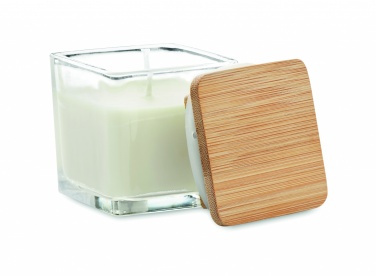 Logo trade promotional items picture of: Squared fragranced candle 50gr