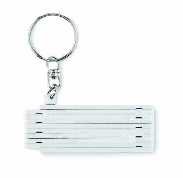 Logo trade promotional gifts image of: Carpenters ruler key ring 50cm Kotka