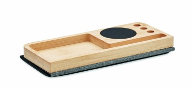 Logotrade business gift image of: Wireless charger in bamboo 15W