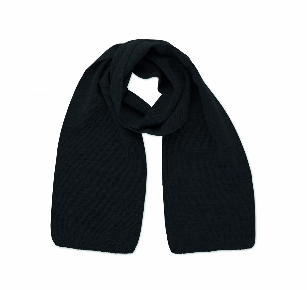 Logo trade promotional giveaways image of: Scarf in RPET polyester