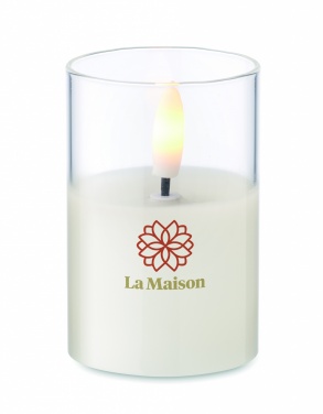 Logotrade promotional merchandise picture of: LED wax candle in glass holder