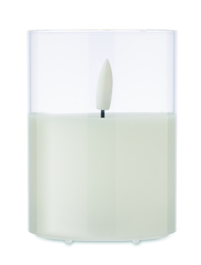 Logotrade advertising product picture of: LED wax candle in glass holder