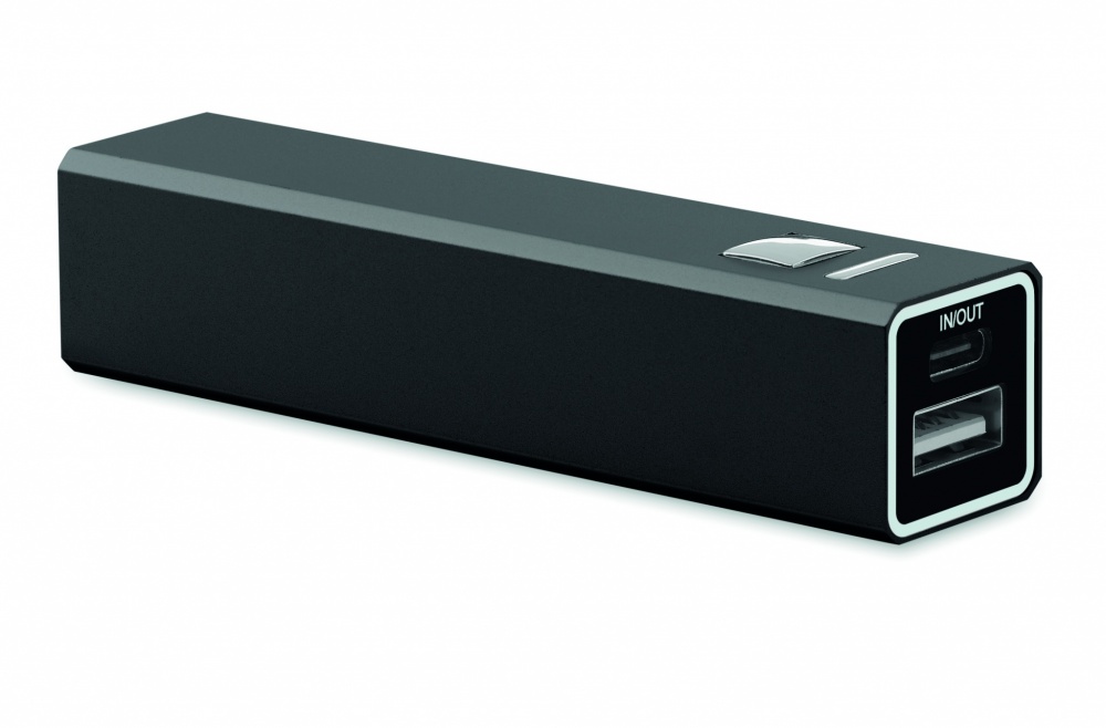 Logo trade promotional giveaways picture of: Power bank 2600 mAh