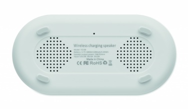 Logo trade promotional gift photo of: 15W wireless charging speaker