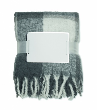 Logotrade business gifts photo of: Chequered mohair blanket