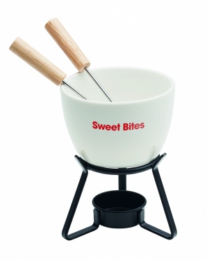 Logotrade advertising products photo of: Ceramic fondue set 240 ml