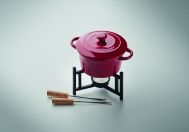 Logotrade promotional item picture of: Ceramic fondue set 300 ml