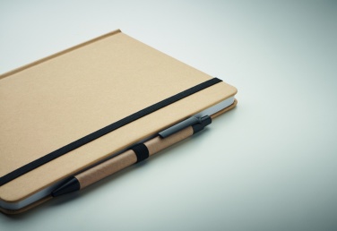 Logo trade advertising products picture of: Caratil A5 notebook in recycled carton