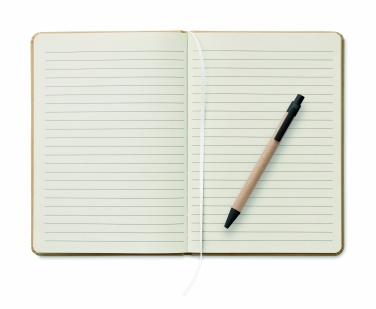 Logo trade promotional merchandise photo of: Caratil A5 notebook in recycled carton
