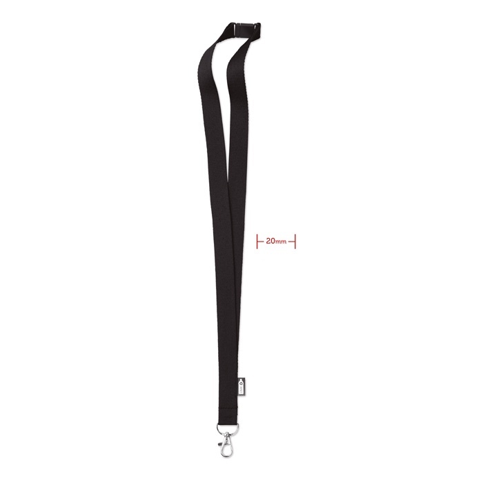 Logotrade advertising product picture of: Lanyard in RPET 20 mm