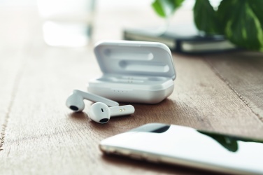 Logotrade promotional product picture of: TWS earbuds with charging base