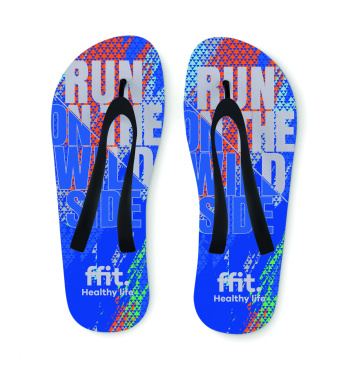 Logo trade corporate gifts picture of: Sublimation beach slippers