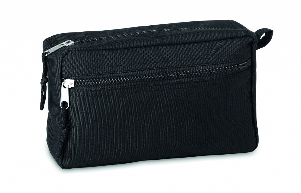 Logo trade promotional gift photo of: 600D RPET toilet bag