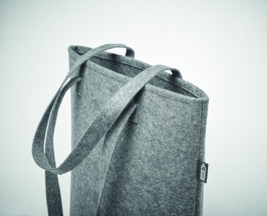 Logo trade promotional merchandise image of: RPET felt shopping bag