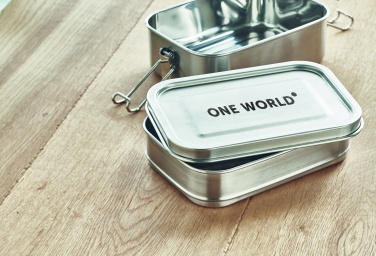 Logo trade promotional merchandise image of: Stainless steel lunch box